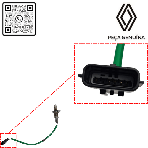 RN 38207R 226938207R SONDA LAMBDA 5 FIOS 1.6 16V H4M 17...DUSOROCAPSAN IILOG IIKAN 2